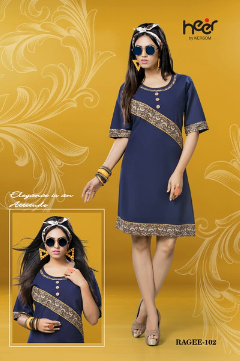 Heer Designer Ragee Vol-1 Short Ladies Wear Kurtis Heer Designer Ragee Vol-1 Short Ladies Wear Kurtis